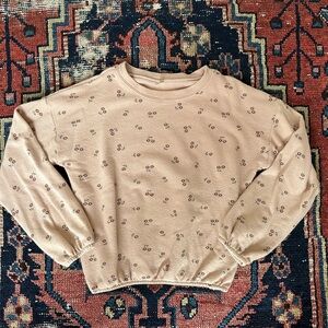 Rylee + Cru Girls spongey knit sweatshirt